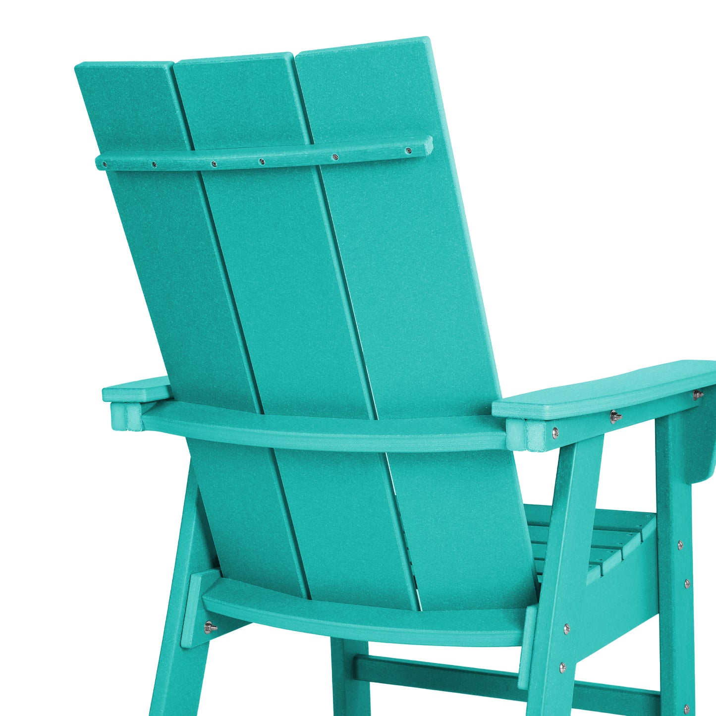 Malibu Modern All-Weather Outdoor Contoured Adirondack Dining Chair