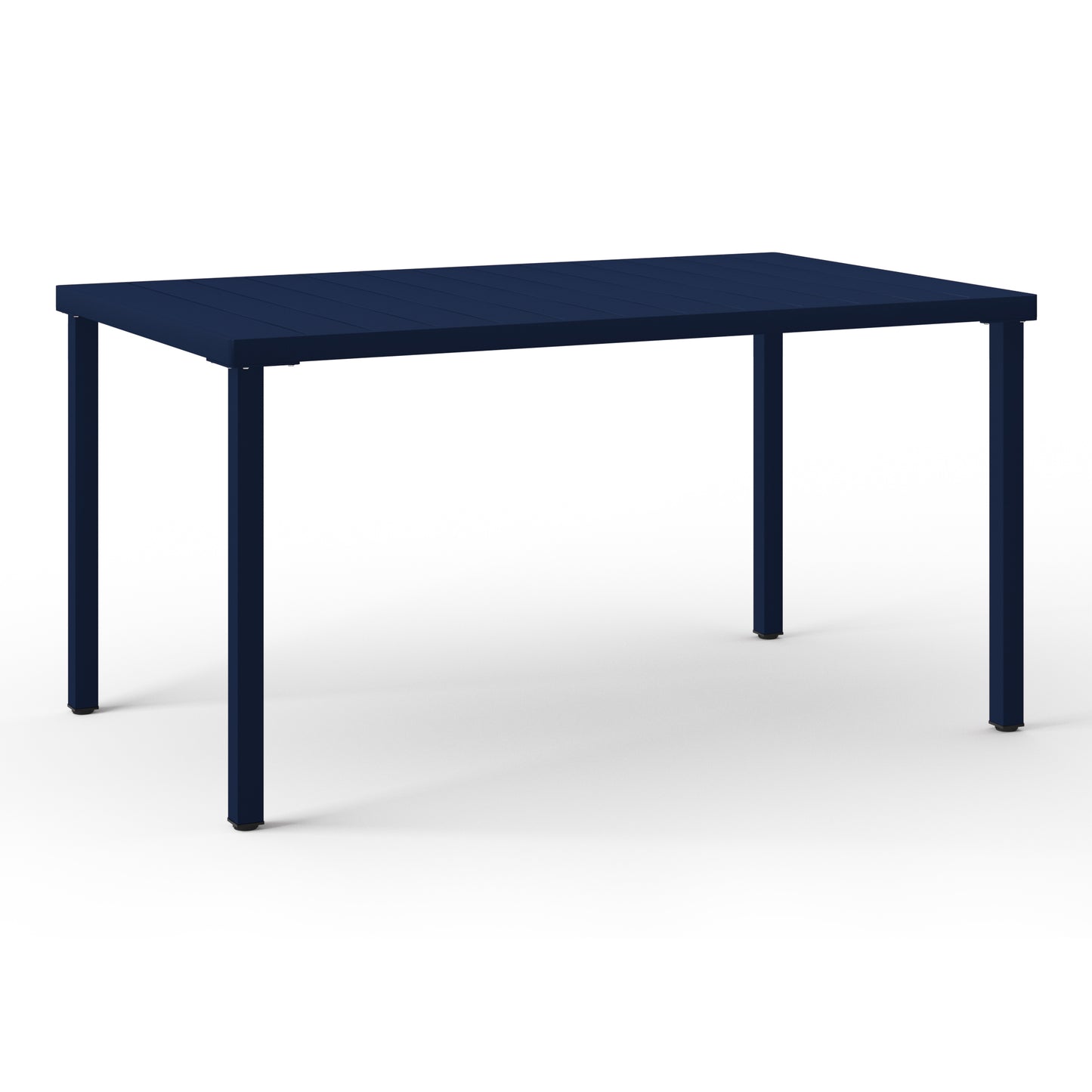 Polyform 59" x 35.4" Steel Rectangular Dining Table
