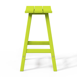 Stockholm All-Weather Outdoor Saddle Counter Stool (24" Height)