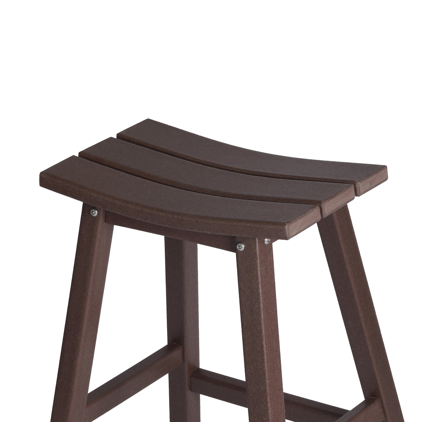 Stockholm All-Weather Outdoor Saddle Bar Stool (29" Height)