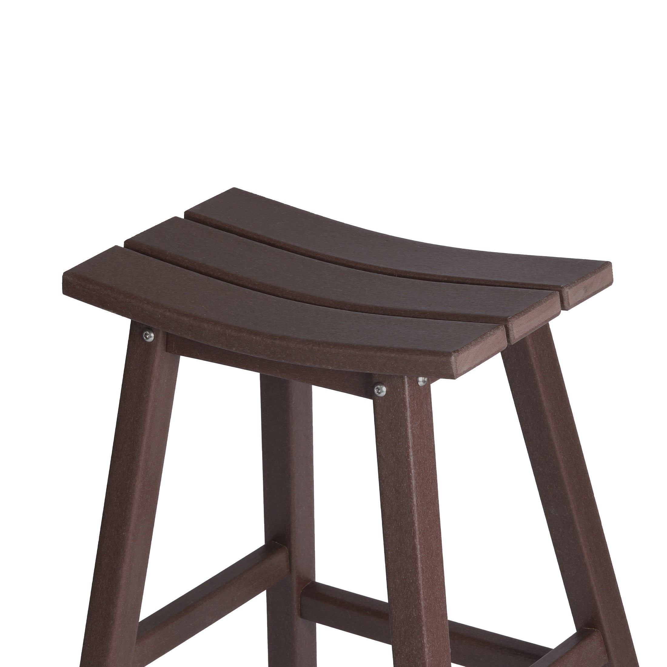 Stockholm All-Weather Outdoor Saddle Bar Stool (29" Height)