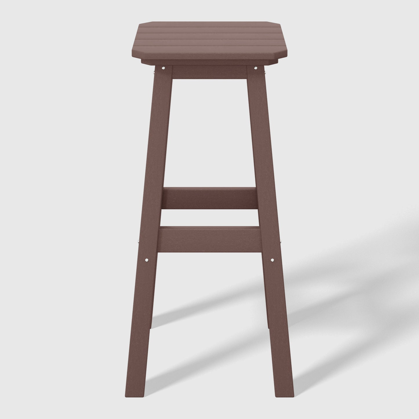 Stockholm All-Weather Outdoor Square Bar Stool (29" Height)