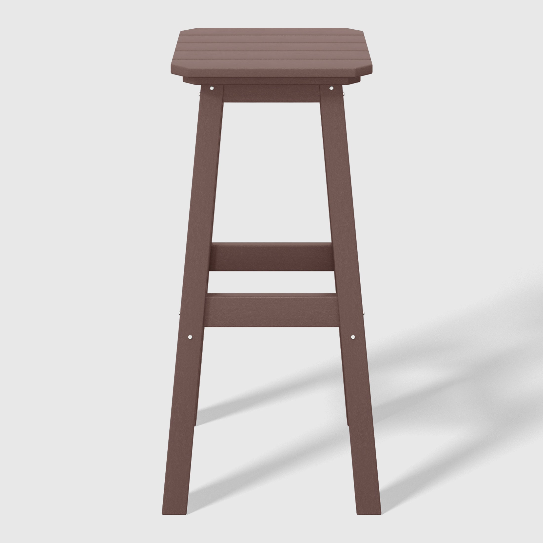 Stockholm All-Weather Outdoor Square Bar Stool (29" Height)