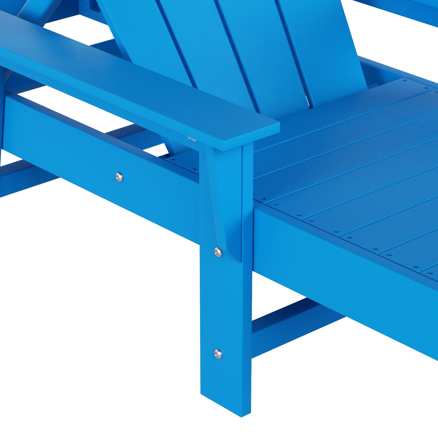 Chatham All-Weather Outdoor Adirondack Reclining Sun Lounger With Arms Rests & Wheels