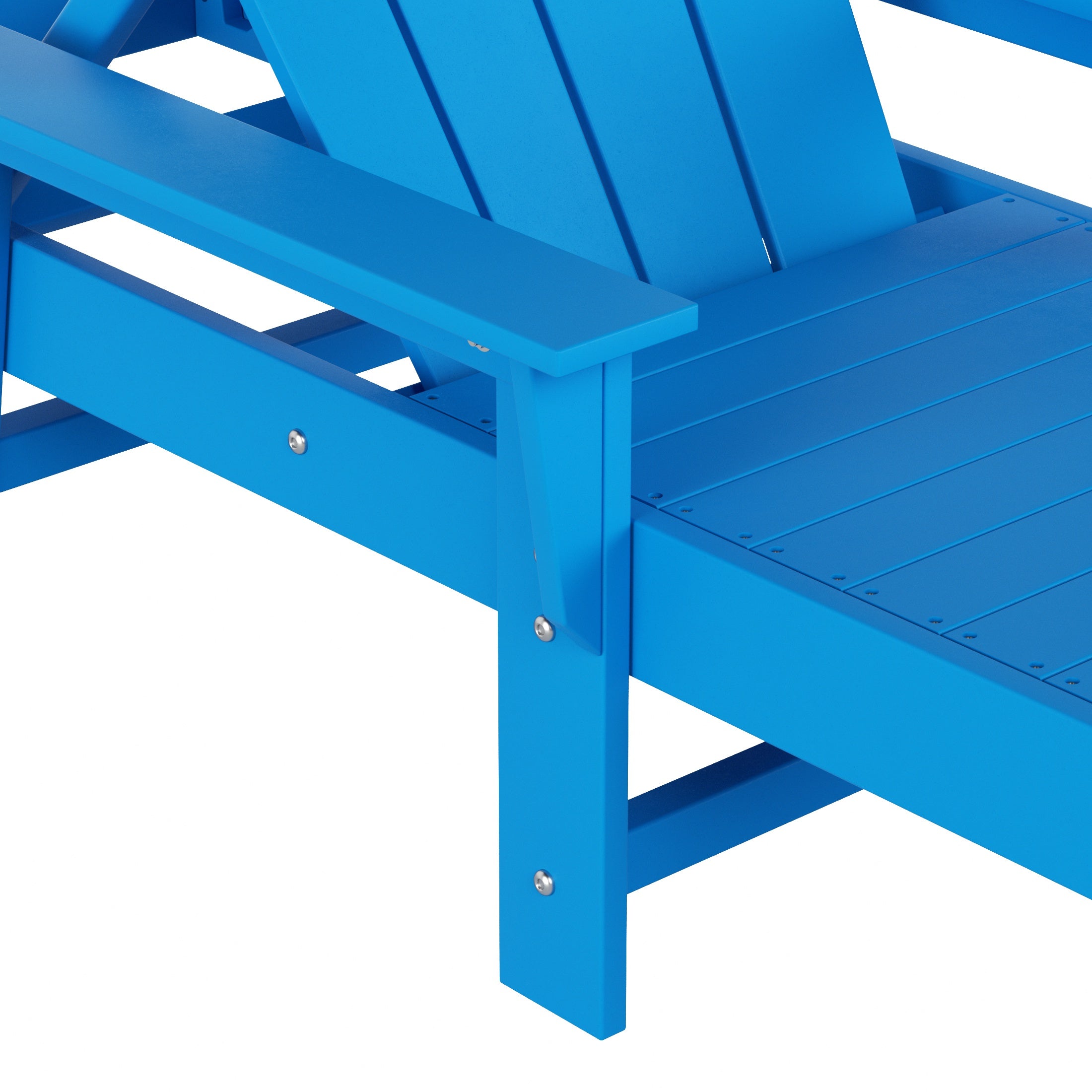 Chatham All-Weather Outdoor Adirondack Reclining Sun Lounger With Arms Rests & Wheels