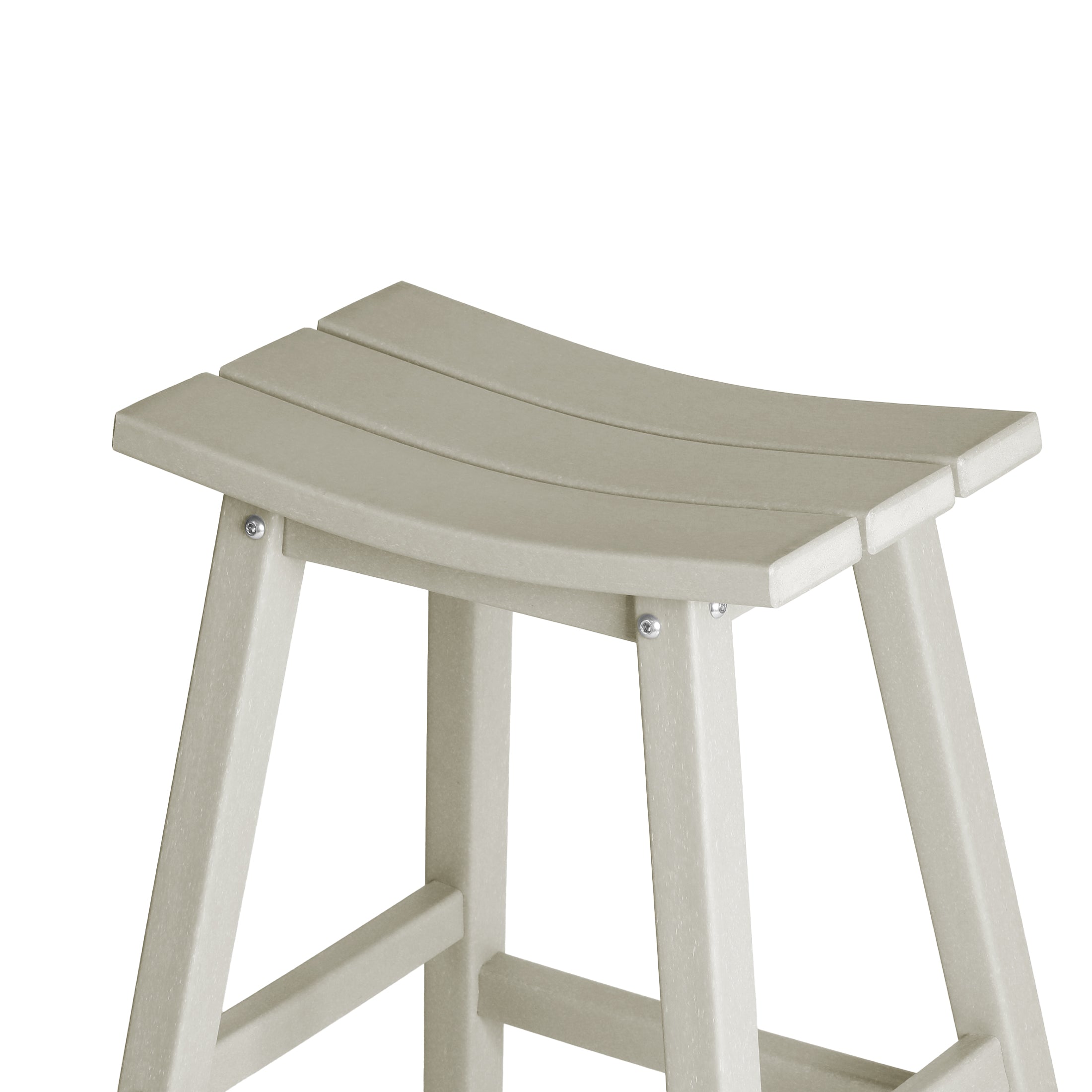 Stockholm All-Weather Outdoor Saddle Bar Stool (29" Height)