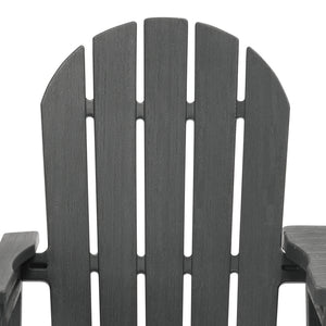 Set of Snap'n Lock Adirondack Chairs with Connecting Wedge Table (No Tools or Hardware)