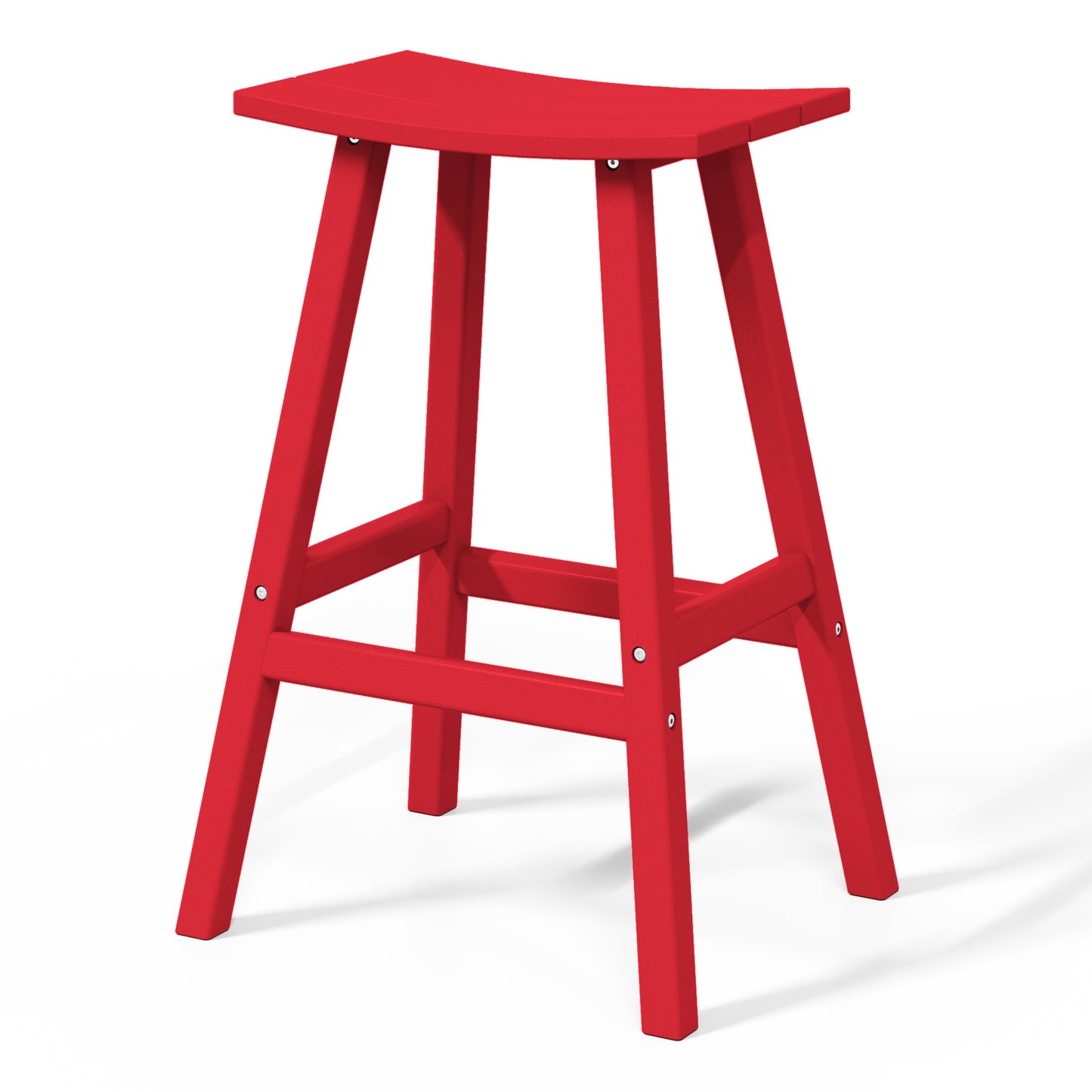 Stockholm All-Weather Outdoor Saddle Bar Stool (29" Height)