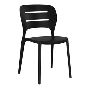Patio Stacking Dining Side Chair (Set of 2)