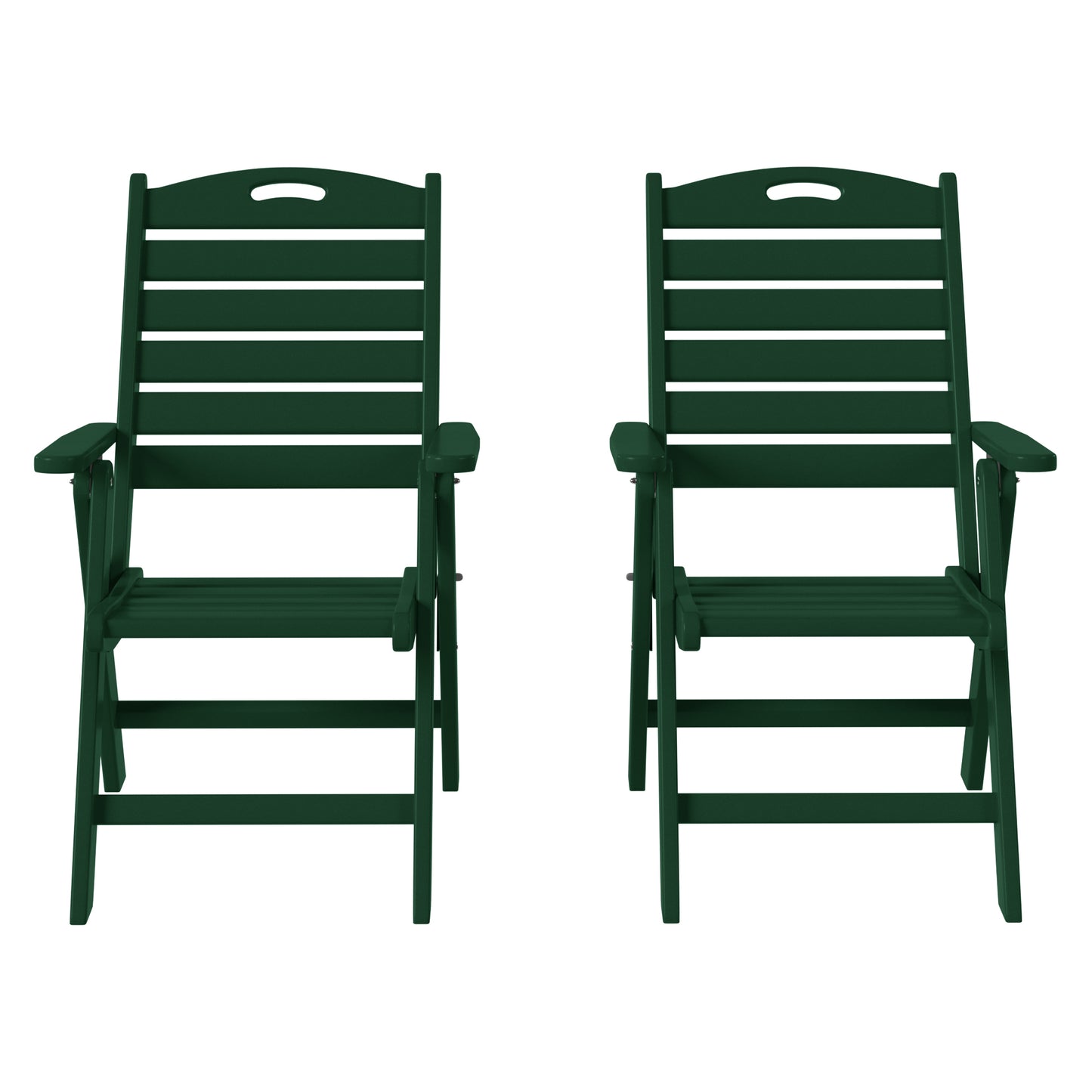 Aarhus Folding High back Dining Chair (Set of 2)
