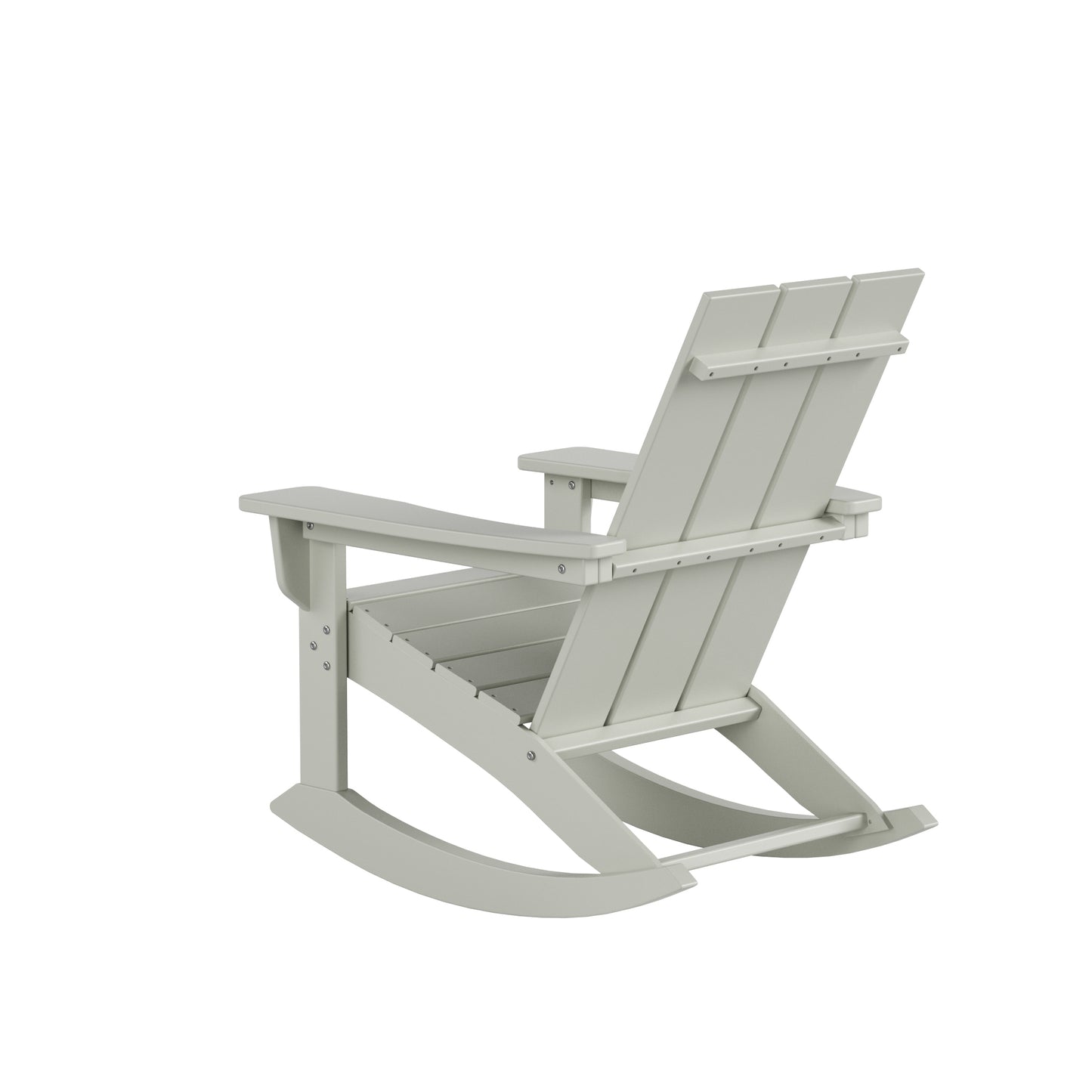 Malibu Modern All-Weather Outdoor Rocking Adirondack Chair