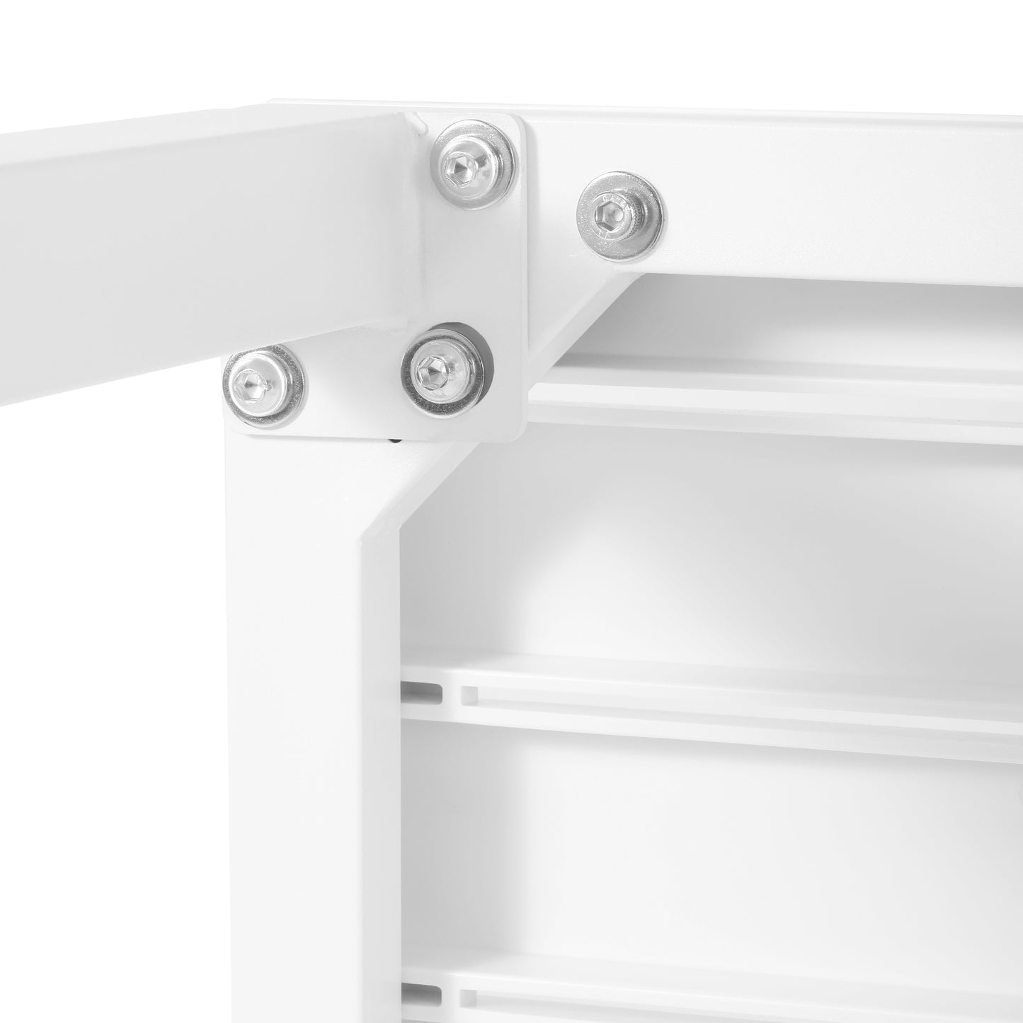 Polyform 31.5" Square Dining Table with Metal Frame