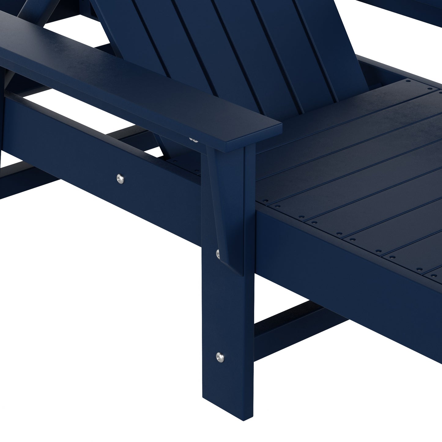 Westport Classic All-Weather Outdoor Adirondack Reclining Sun Lounger With Arms Rests