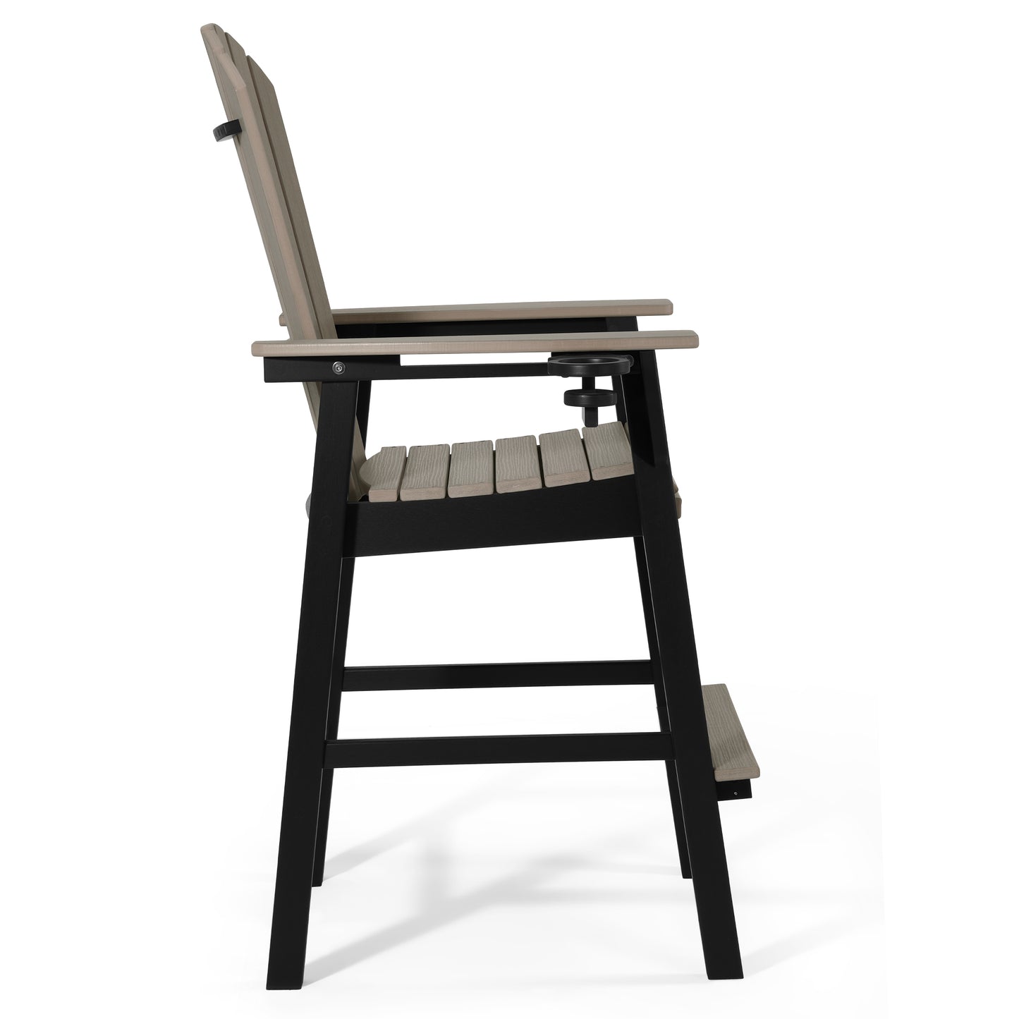 Heritage Ridge Adirondack Bar Chair With Cup Holder