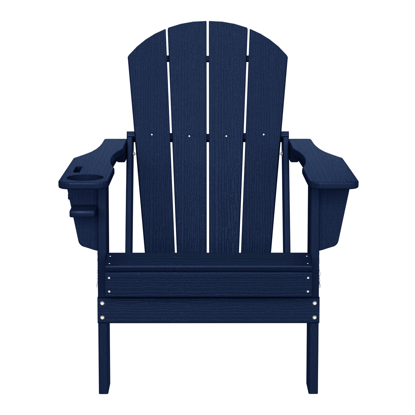 Chatham All-Weather Outdoor Folding Adirondack Chair with Cup Holder