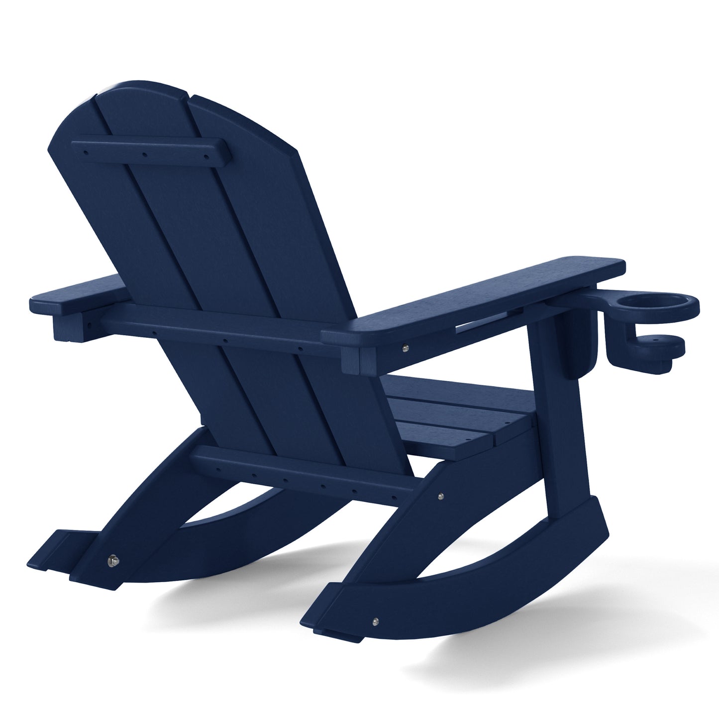 Tiny Terraces Kids Adirondack Rocking Chair with Cup Holder (Set of 2)