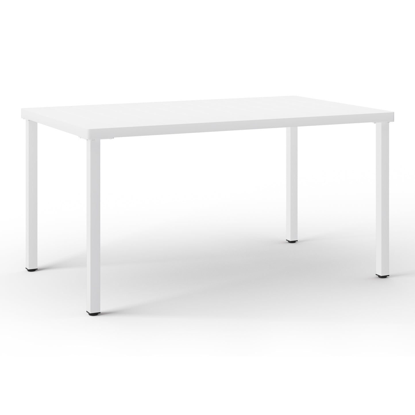 Polyform 59" x 35.4" Steel Rectangular Dining Table