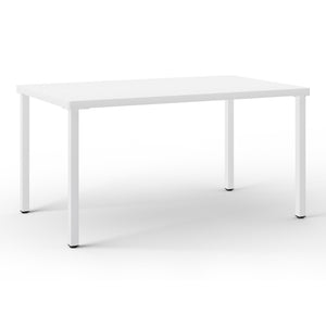 Polyform 59" x 35.4" Steel Rectangular Dining Table
