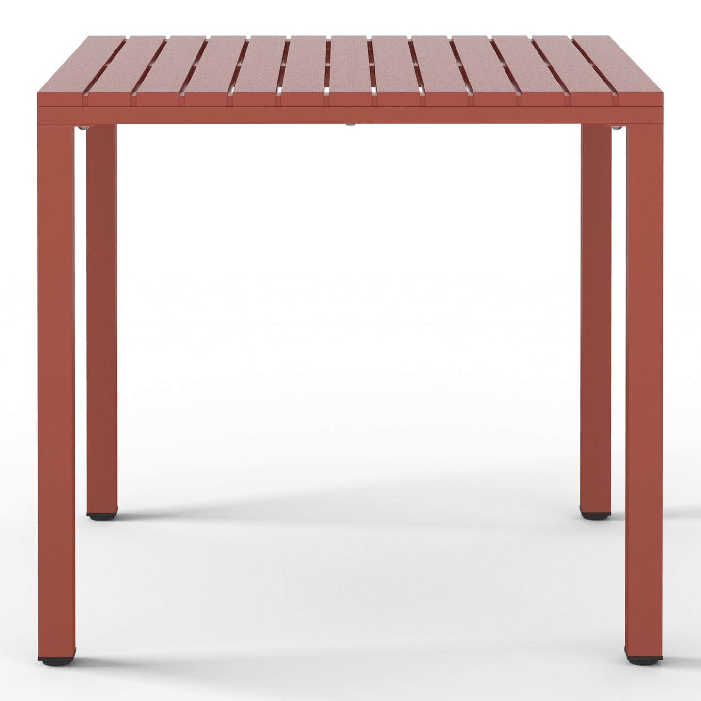 Polyform 31.5" Square Dining Table with Metal Frame