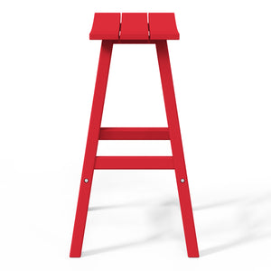 Stockholm All-Weather Outdoor Saddle Bar Stool (29" Height)