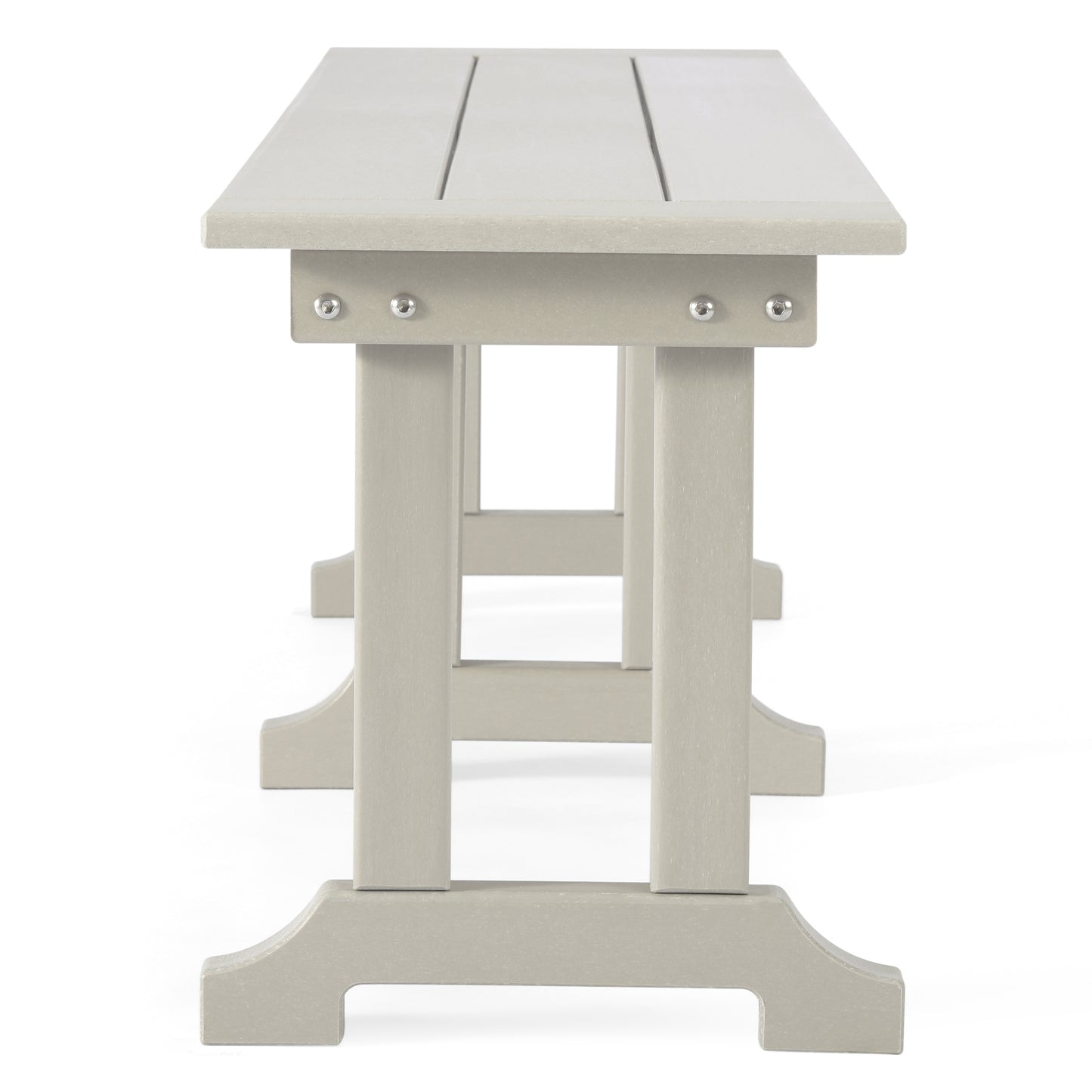 Tuscany All-Weather Outdoor 65" Trestle Dining Bench