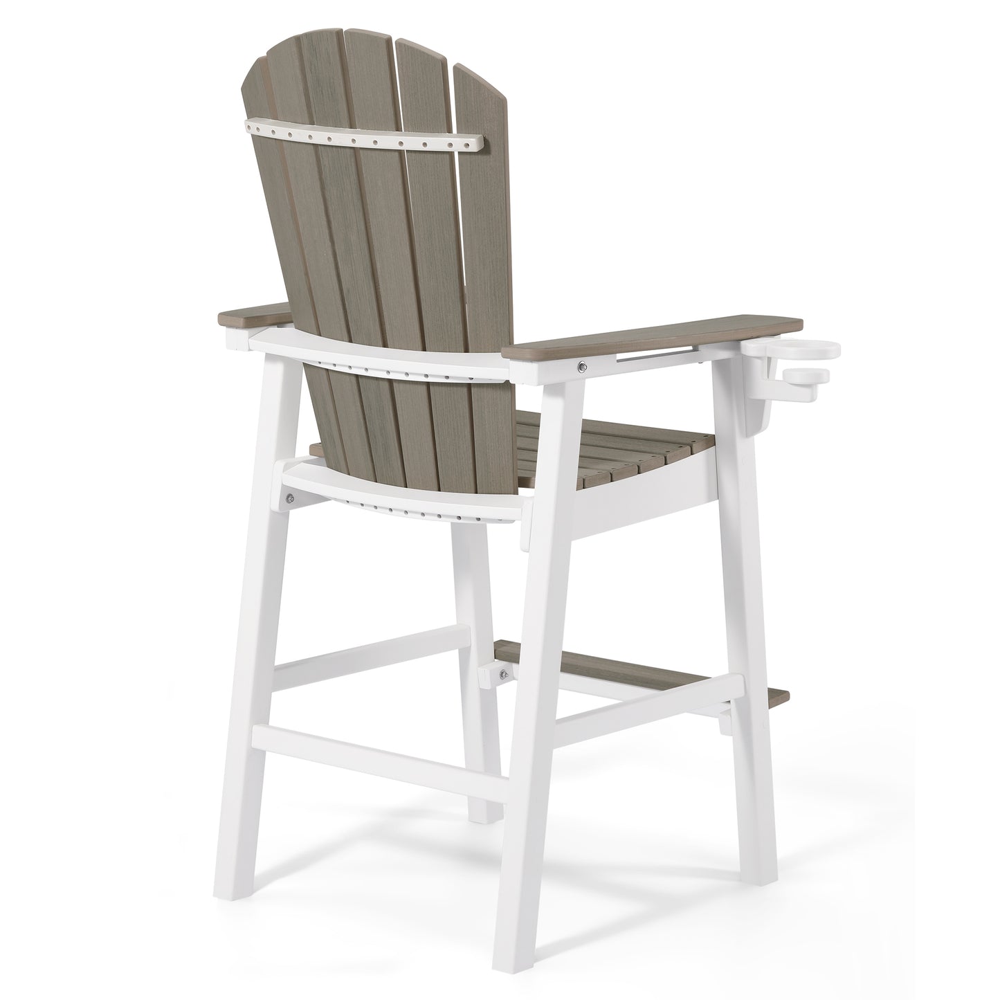 Heritage Ridge Adirondack Bar Chair With Cup Holder