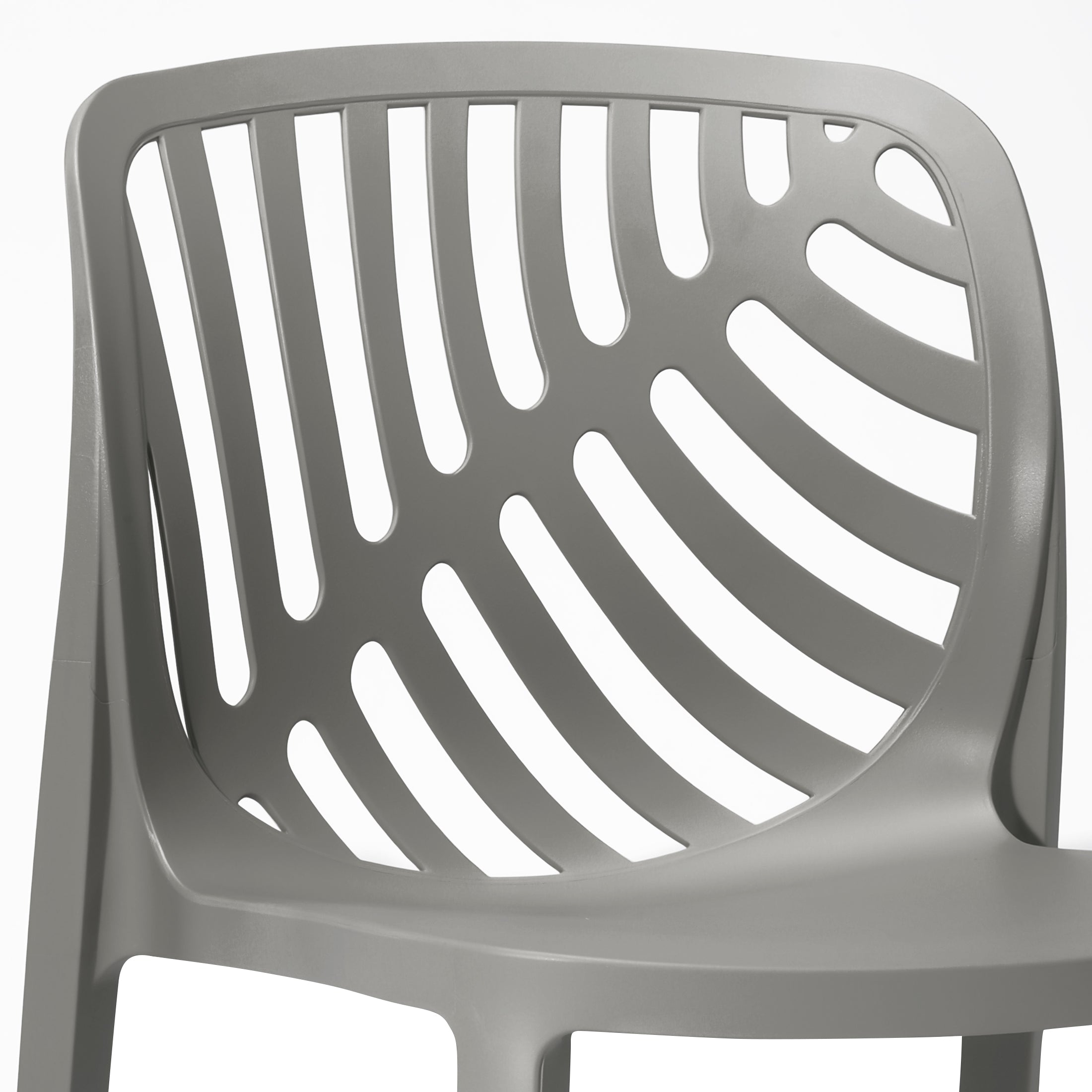 Patio Stacking Dining Side Chair (Set of 2)
