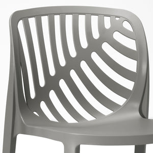 Patio Stacking Dining Side Chair (Set of 2)
