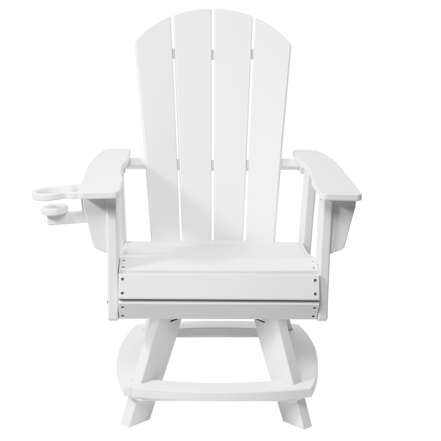 Adirondack Swivel Dining Chair with Cup Holder With Cup Holder