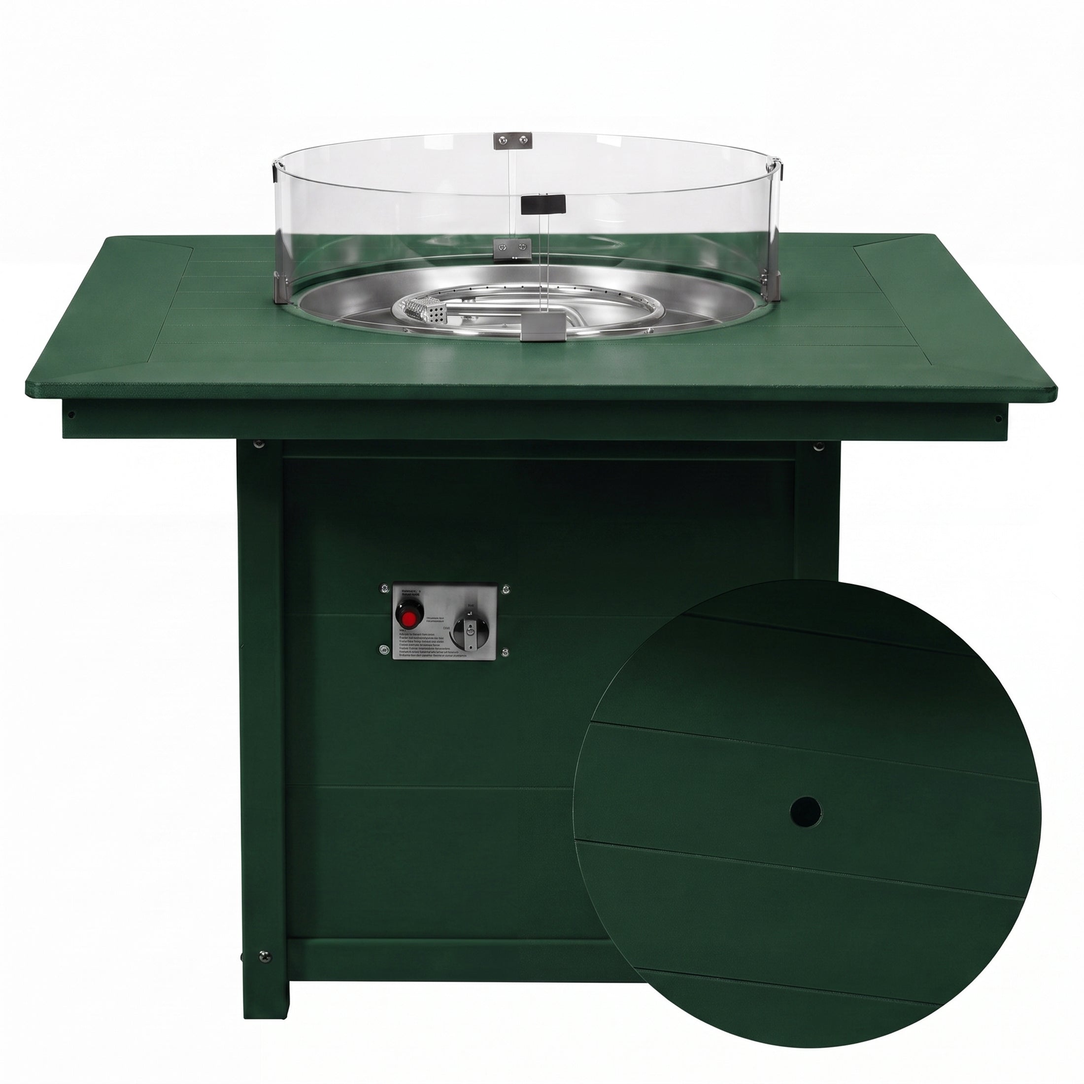 Sedona Square 42" Dining Fire Pit Table