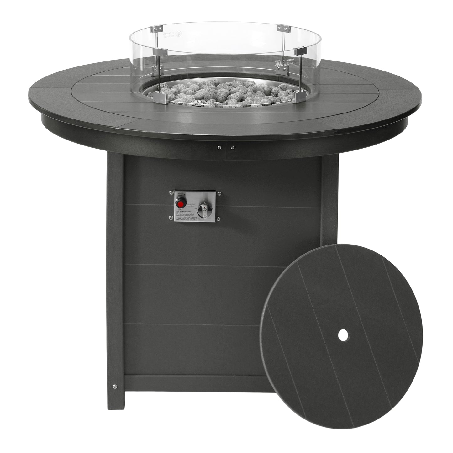 Sedona Round 47" Counter Fire Pit Table Top