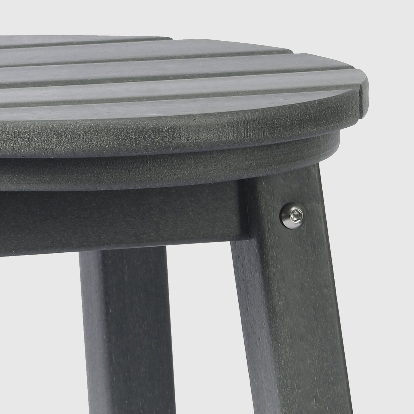 Stockholm All-Weather Outdoor Round Bar Stool (29" Height)