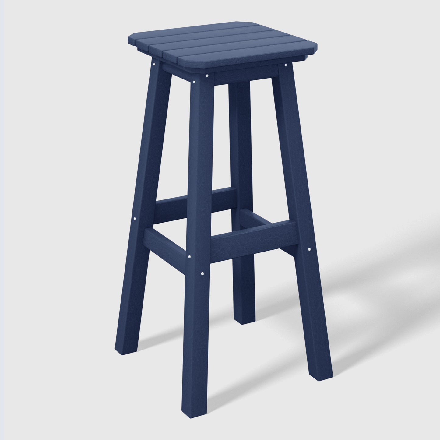 Stockholm All-Weather Outdoor Square Bar Stool (29" Height)