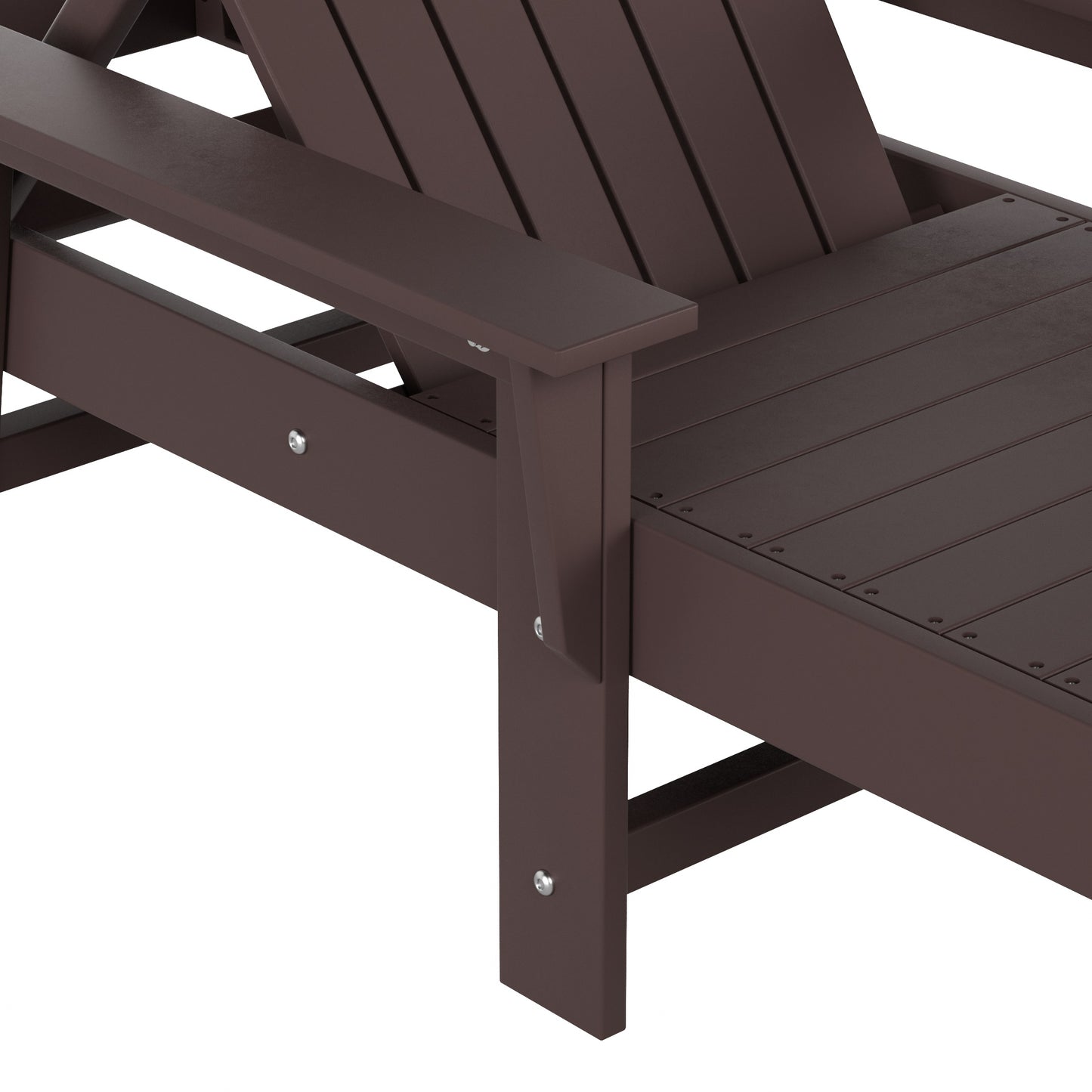 Westport Classic All-Weather Outdoor Adirondack Reclining Sun Lounger With Arms Rests