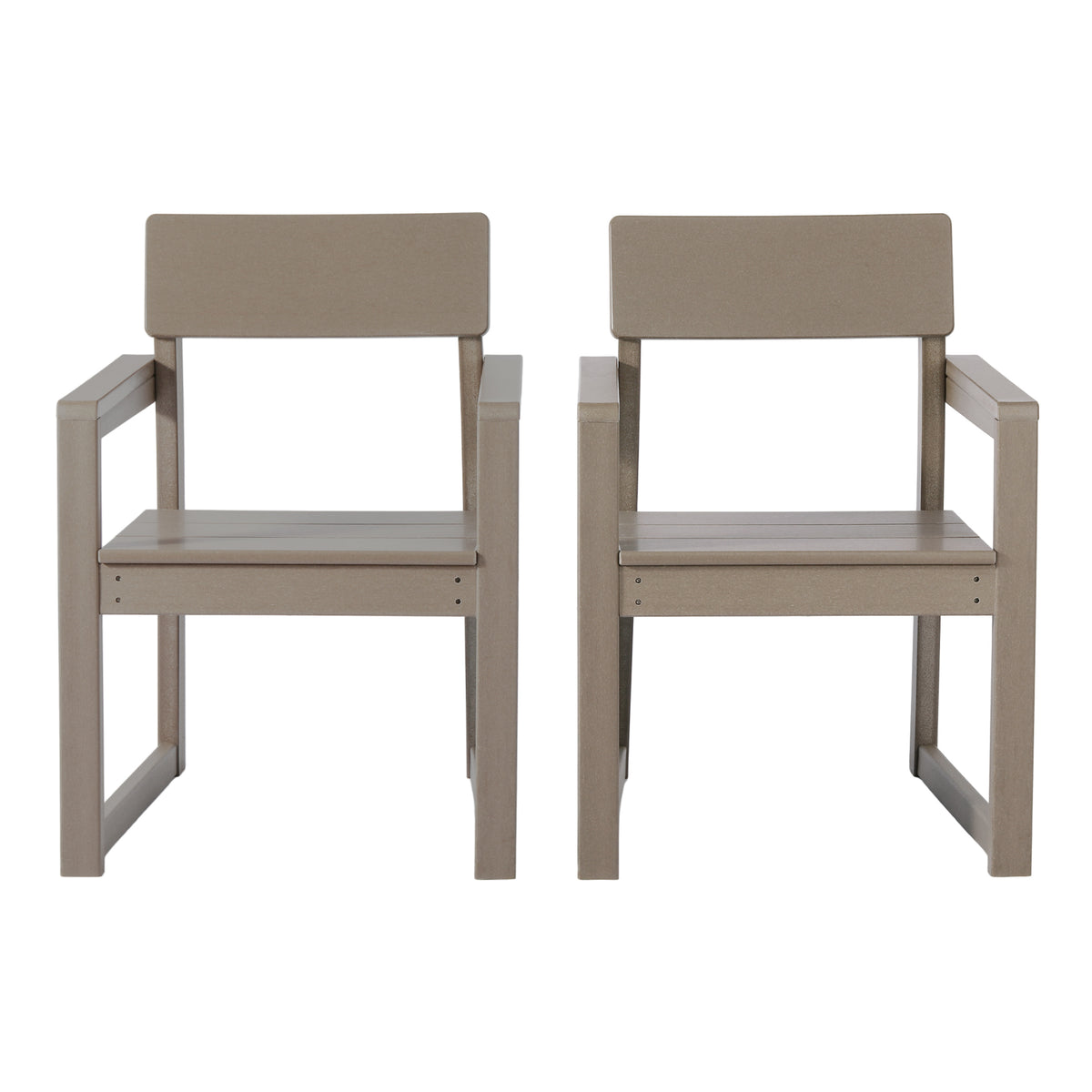 Palmetto Outdoor Dining Arm Chair (Set of 2)