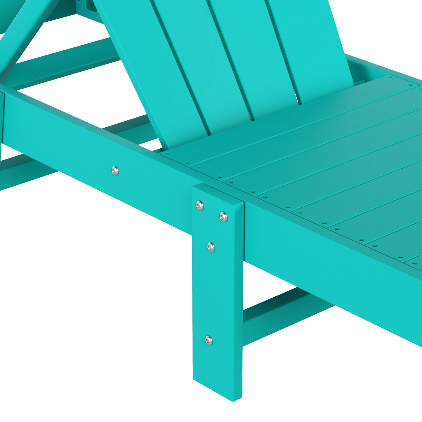 Chatham All-Weather Outdoor Adirondack Reclining Sun Lounger With Wheels