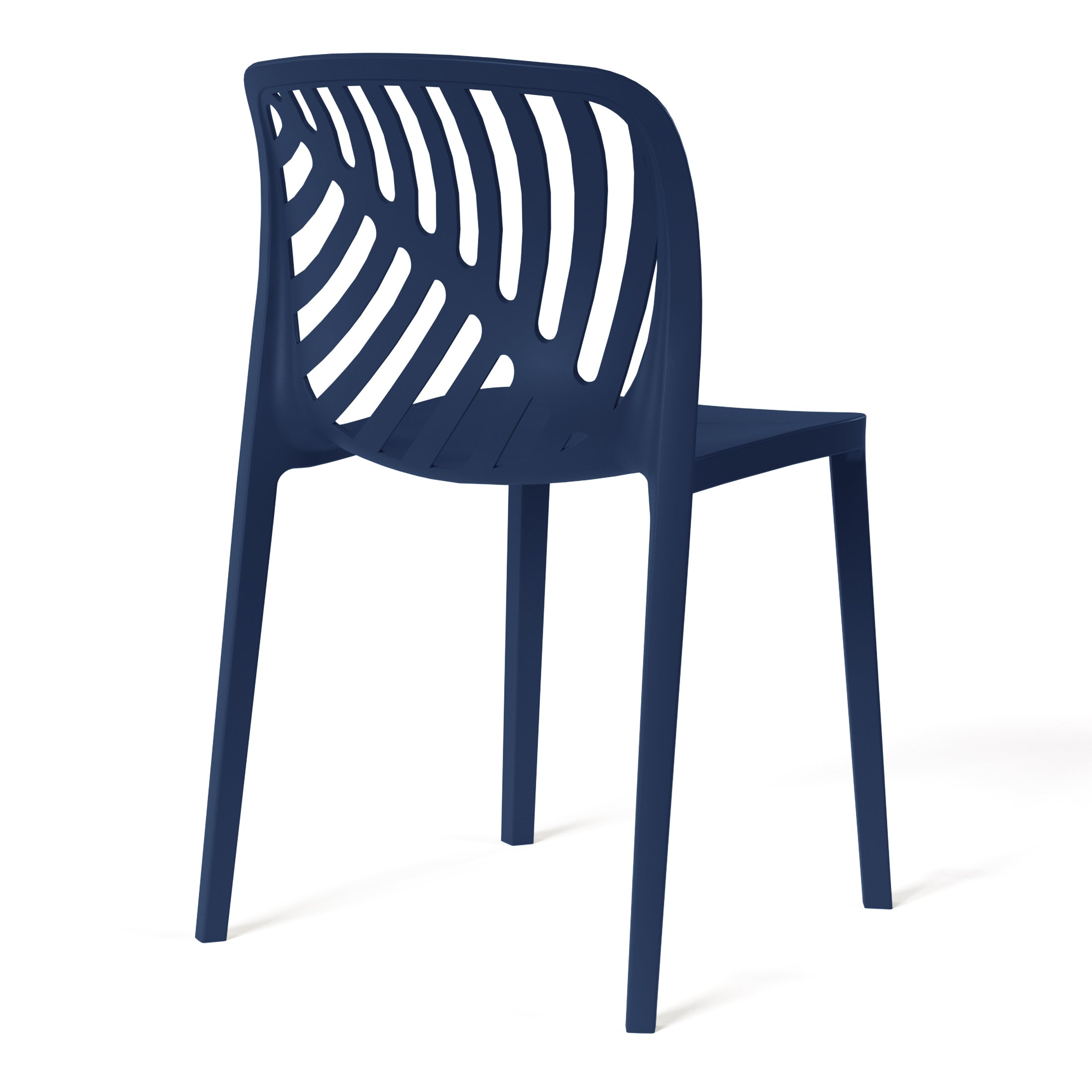 Patio Stacking Dining Side Chair (Set of 2)