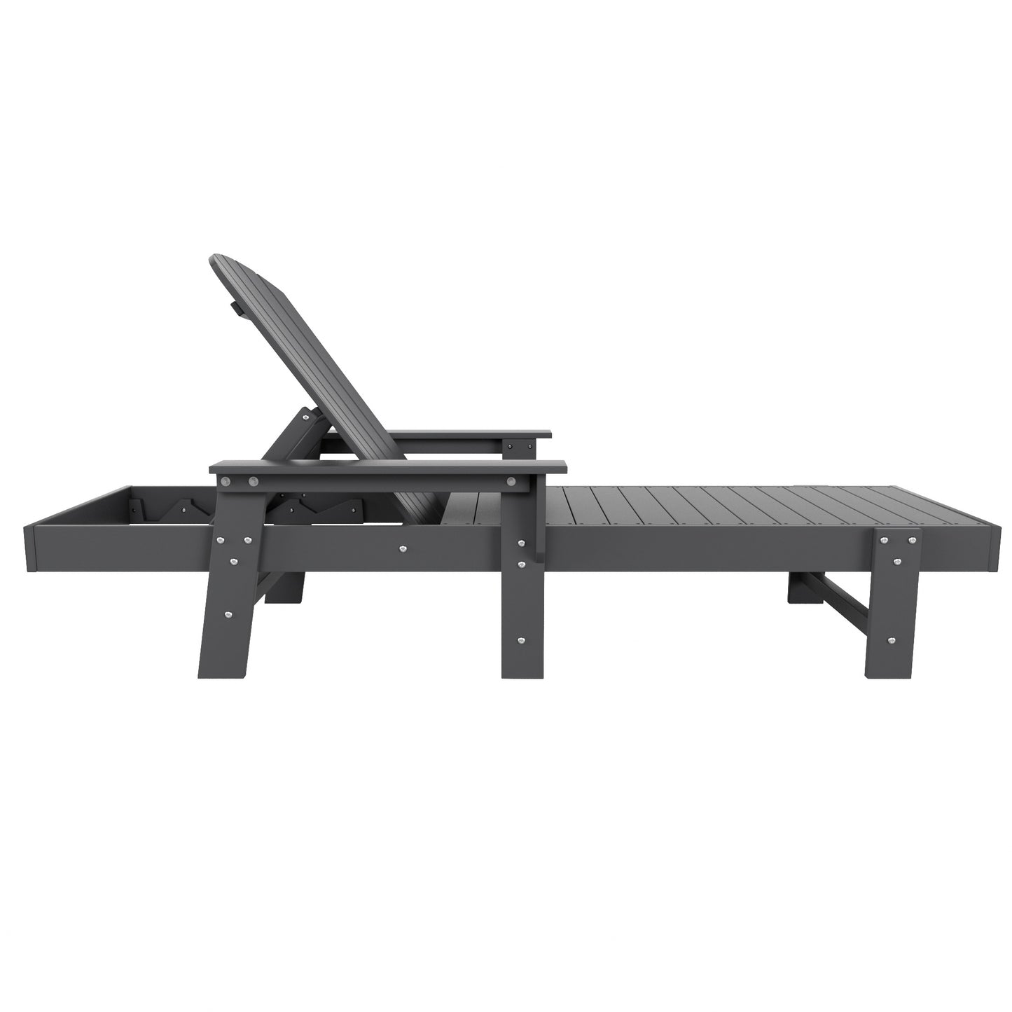 Westport Classic All-Weather Outdoor Adirondack Reclining Sun Lounger With Arms Rests