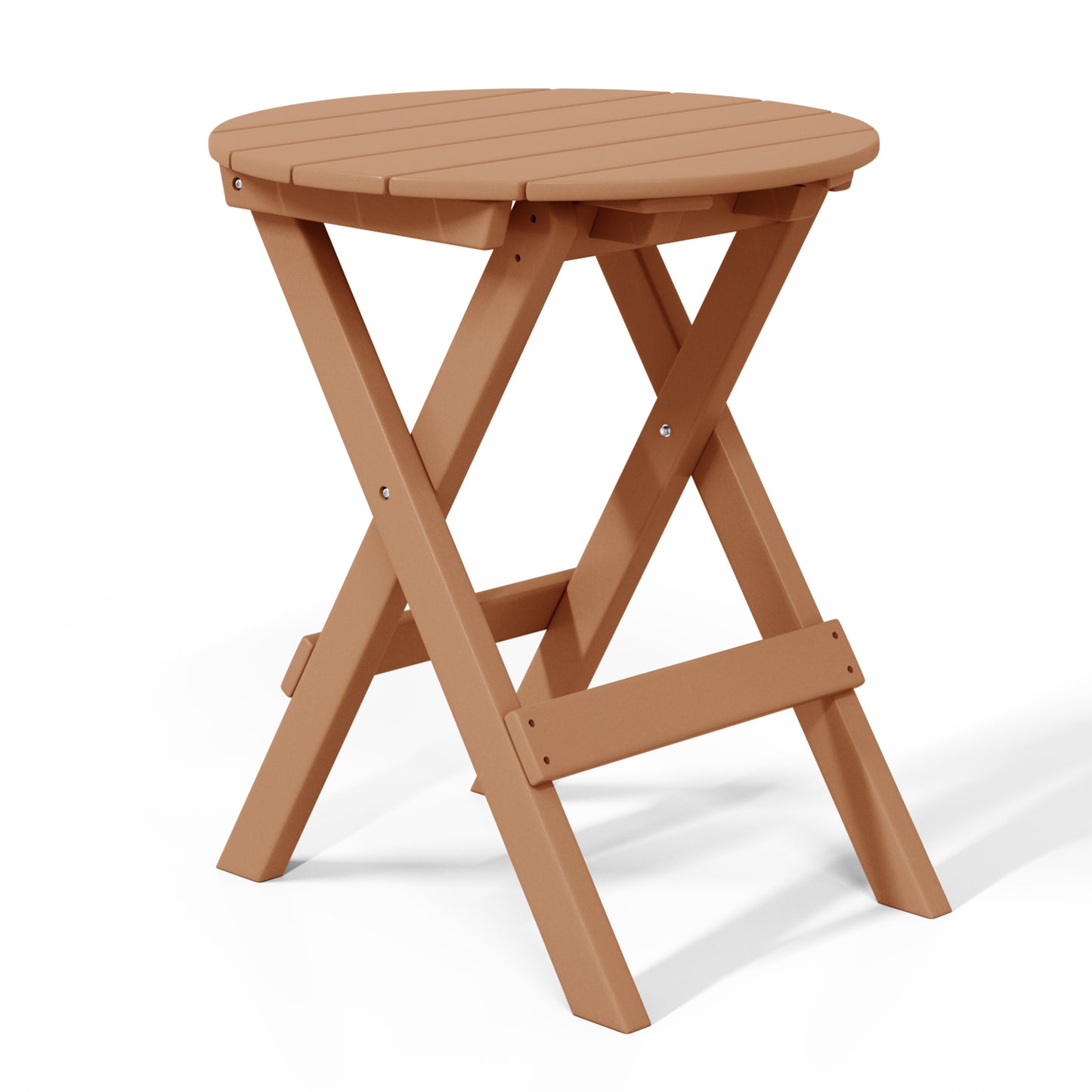 Tuscany All-Weather Outdoor Patio Round Folding Dining Table (24" Top)