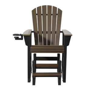 Adirondack Counter Glider With Cup Holder