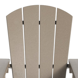 Tiny Terraces Kids' All-Weather Outdoor Poly Adirondack Chair