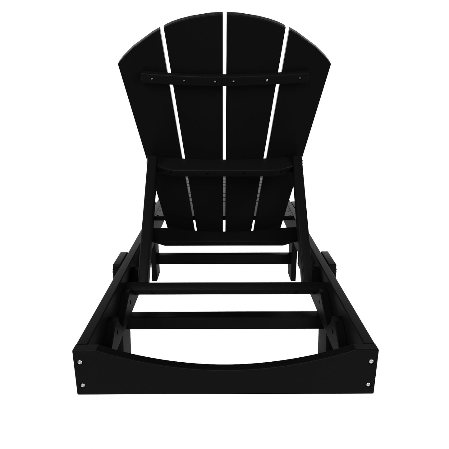Chatham All-Weather Outdoor Adirondack Reclining Sun Lounger With Wheels