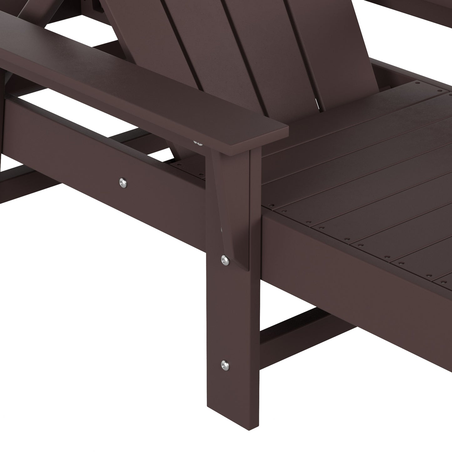 Chatham All-Weather Outdoor Adirondack Reclining Sun Lounger With Arms Rests & Wheels