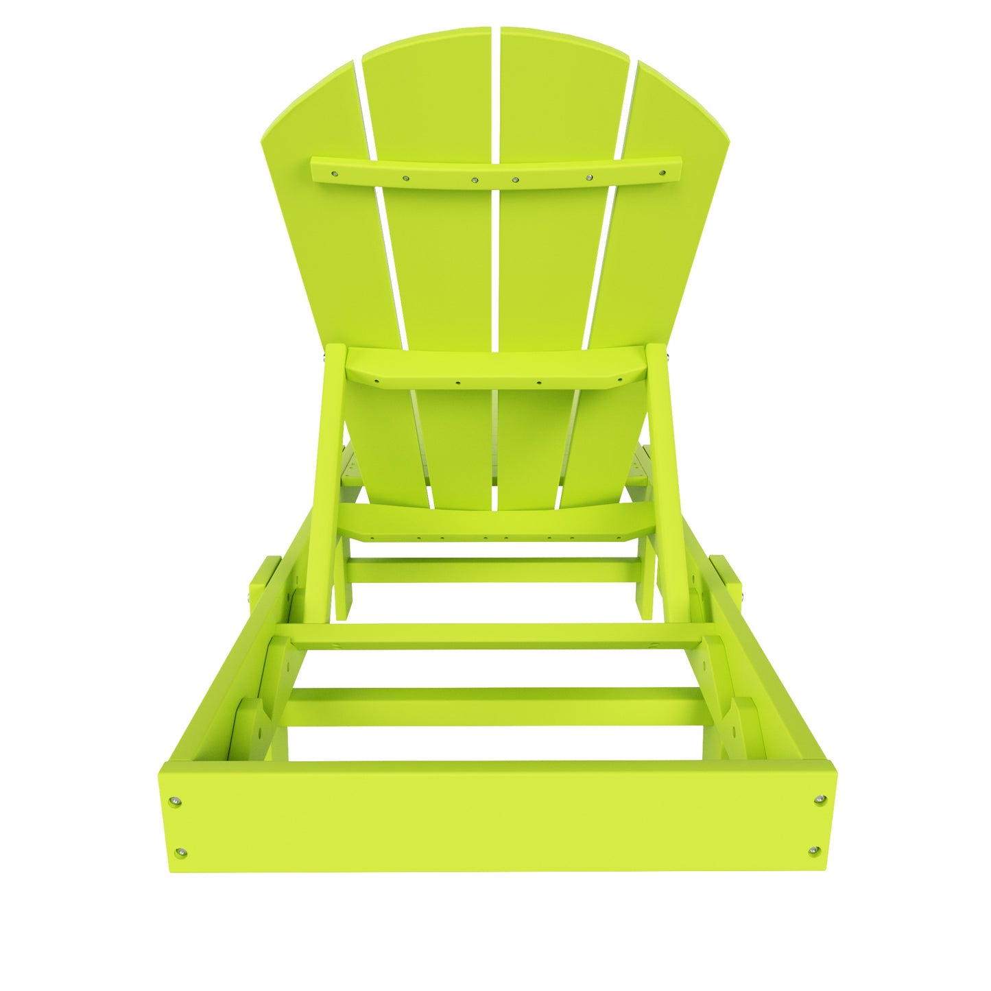 Chatham All-Weather Outdoor Adirondack Reclining Sun Lounger With Wheels