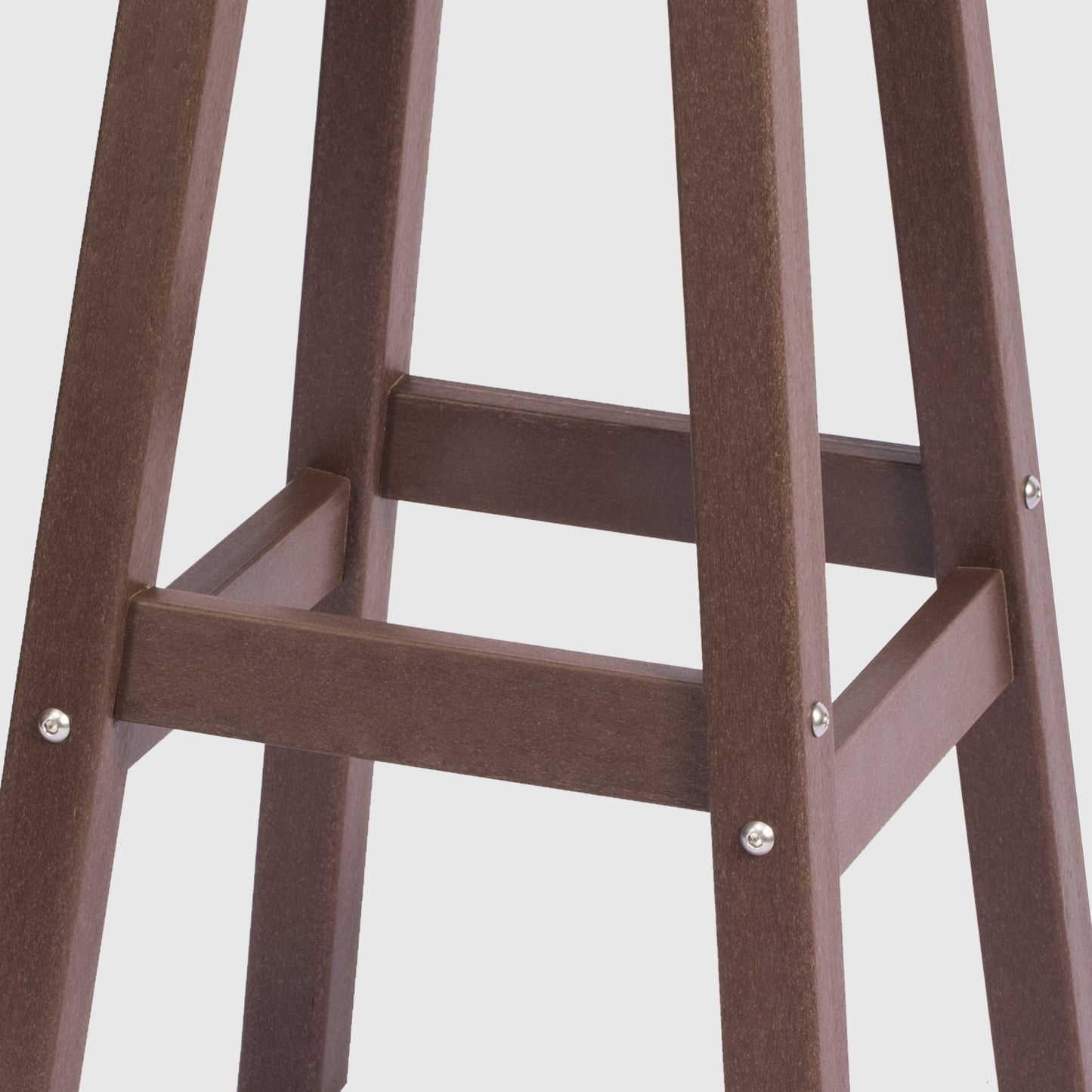 Stockholm All-Weather Outdoor Round Bar Stool (29" Height)