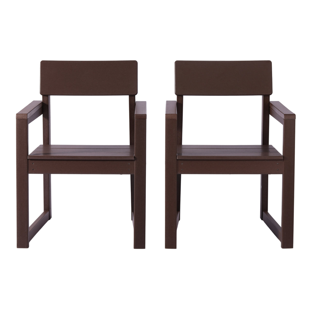 Palmetto Outdoor Dining Arm Chair (Set of 2)