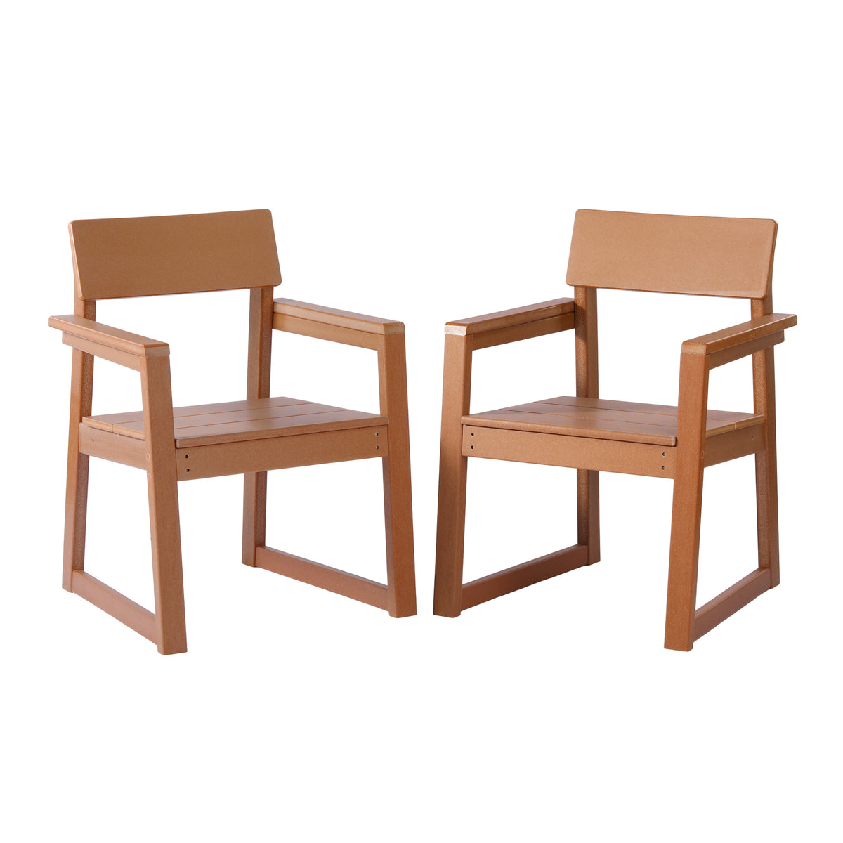 Palmetto Outdoor Dining Arm Chair (Set of 2)