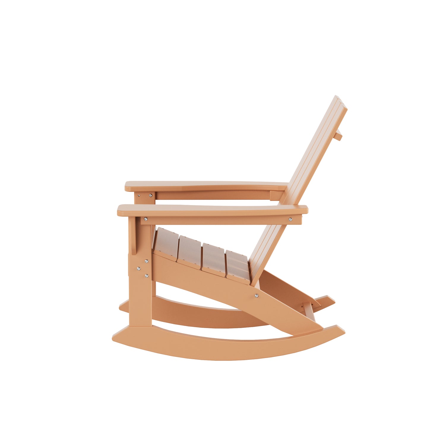 Malibu Modern All-Weather Outdoor Rocking Adirondack Chair
