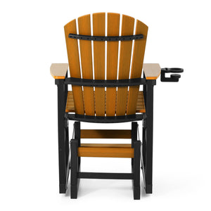 Adirondack Counter Glider With Cup Holder