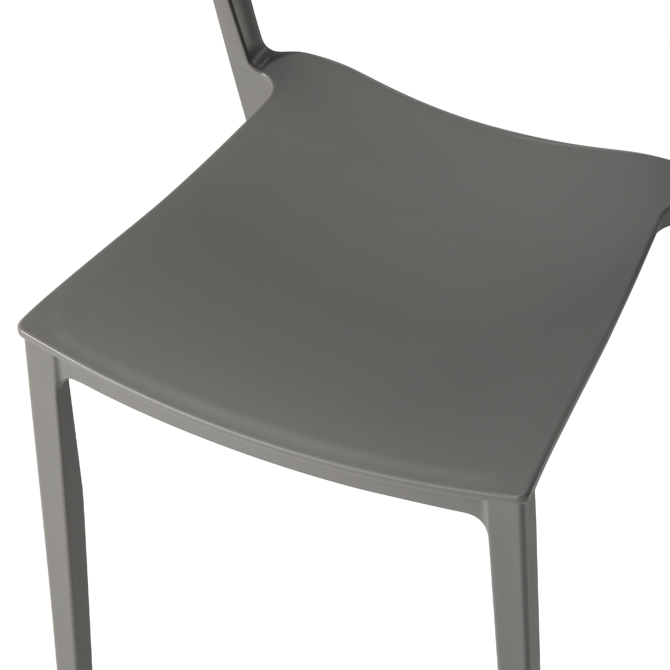 Patio Stacking Dining Side Chair (Set of 2)
